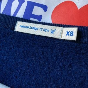 industry of all nations indigo sweatshirt